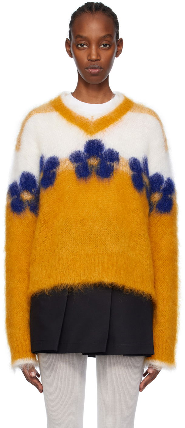Пуловер Marni Floral Sweater Оранжево
 | CVMG0105Q0 UFU192, 0