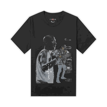 Тениска Cactus Jack by Travis Scott Air Jordan x T-Shirt Черно | CJ9059 010, 0