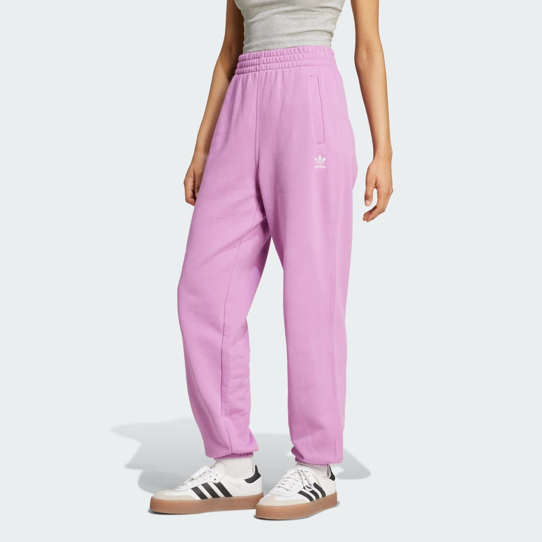 Спортни панталони adidas Performance Essentials French Terry Pants Лилаво | IY4989, 0