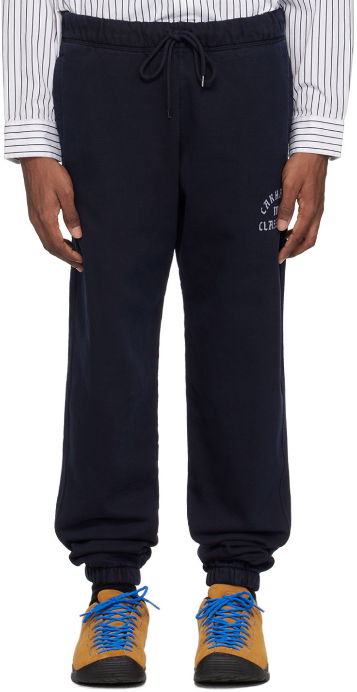 Спортни панталони Carhartt WIP Class of 89' Logo Sweatpants Тъмно синьо | I033270, 0