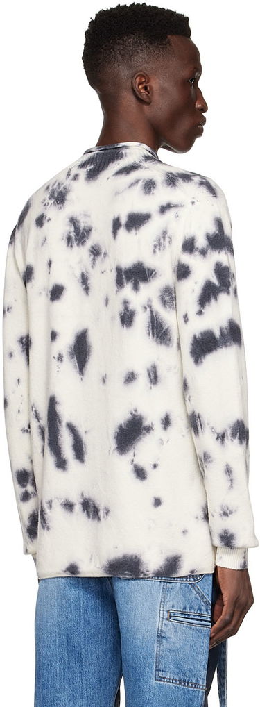 Пуловер We11done Tie-Dye Wool Sweater Бяло | WD-KT1-22-604-U-BK, 2