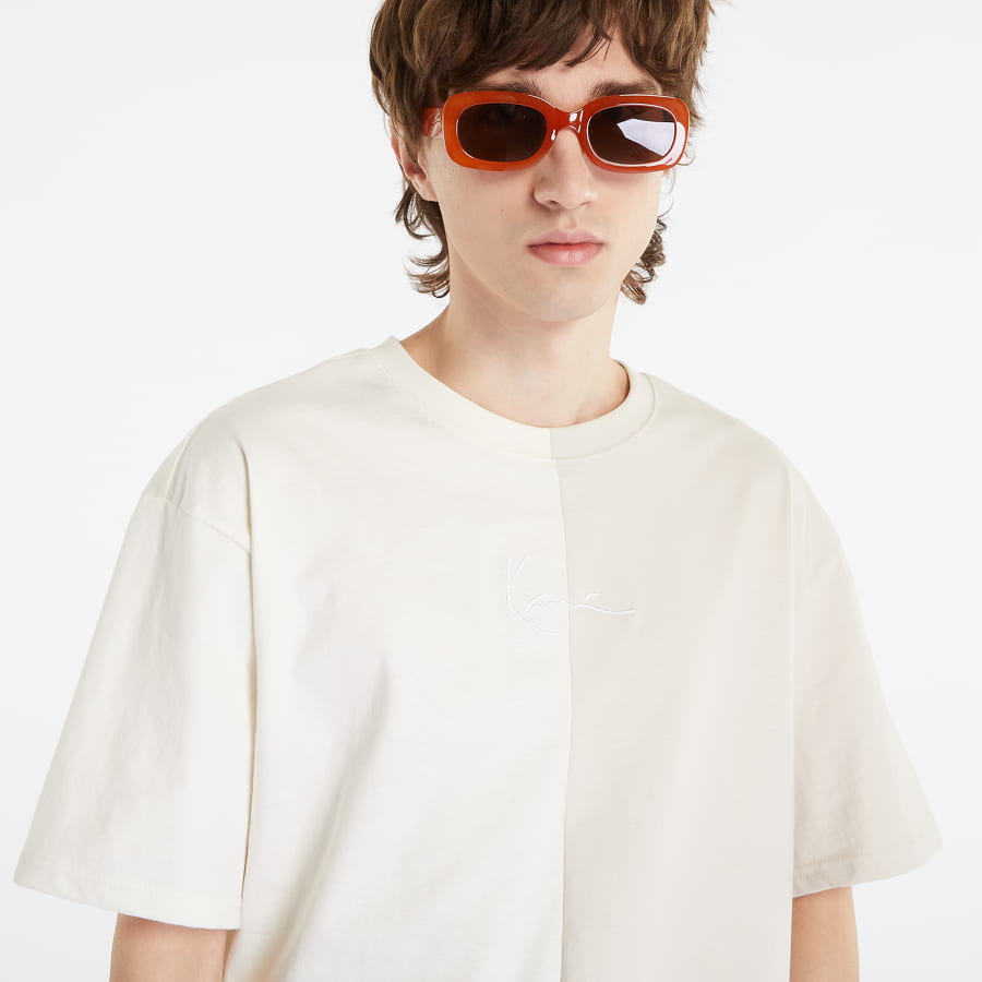 Тениска Karl Kani Small Signature Split Tee Бяло | 6037488, 1