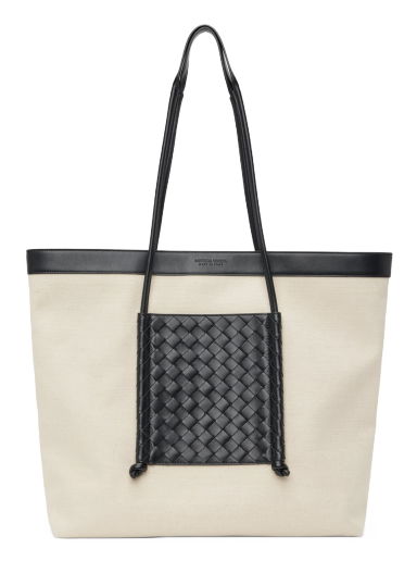 Голяма пазарска чанта Bottega Veneta Portello Tote Bag Бяло | 755776 V3BO1