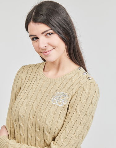 Пуловер Polo by Ralph Lauren Montiva Long Sleeve Pullover Бежово | 200925325005, 4