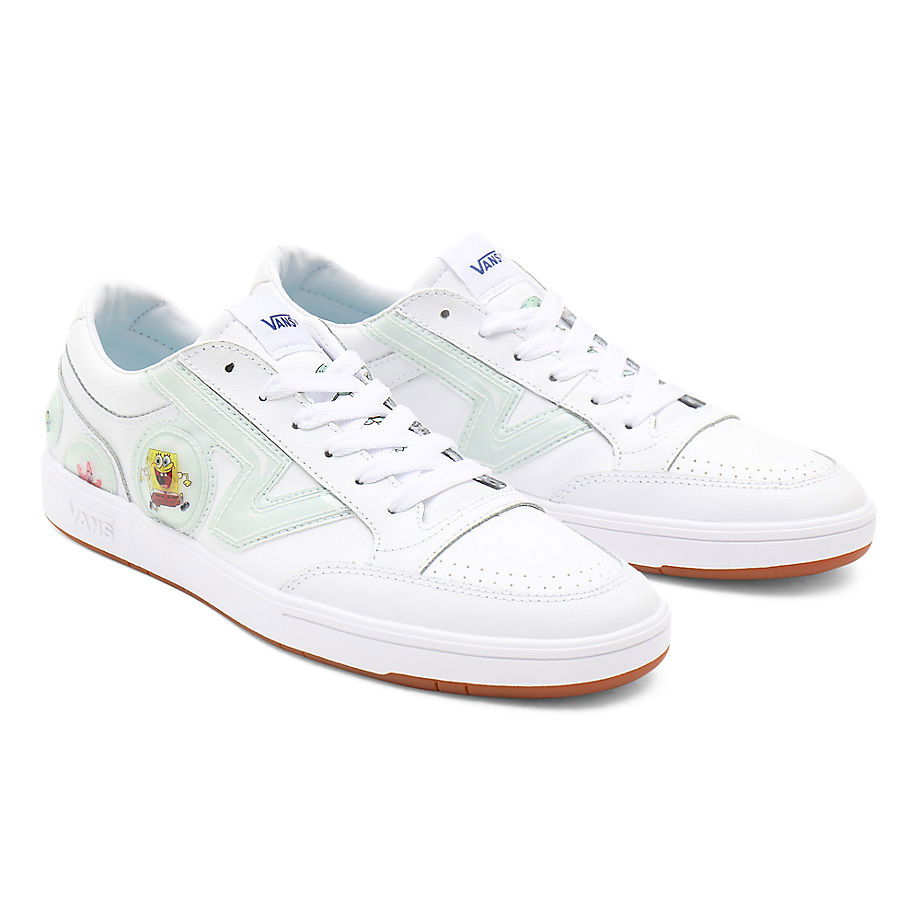 Кецове и обувки Vans Spongebob Lowland Comfycush Bubble Бяло | VN0A5DYD9QS, 0