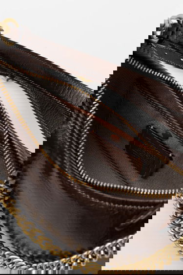 Дамска чанта Coach Leather Handbag Juliet Кафяво | CAD75, 4