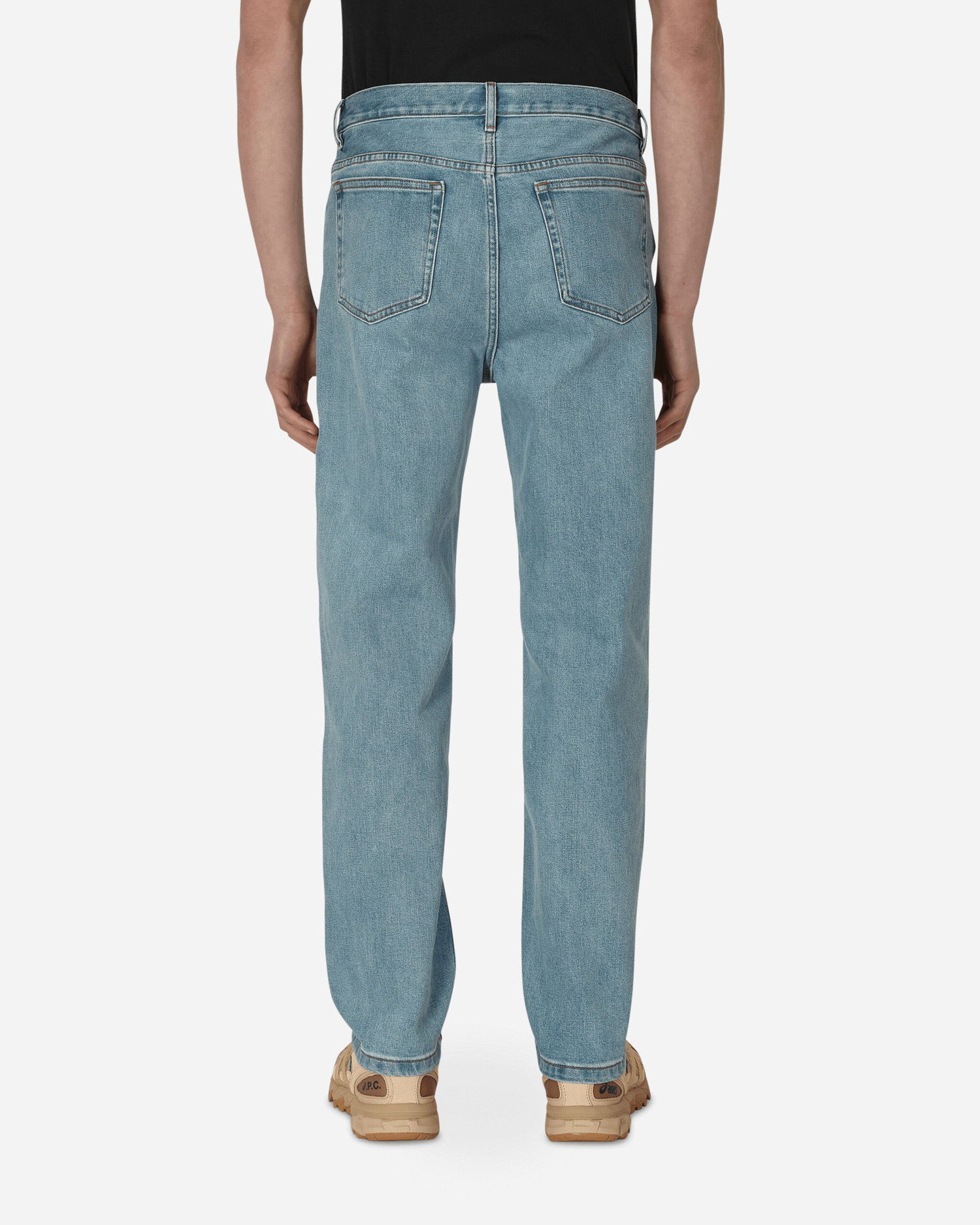 Дънки A.P.C. Martin Jean Washed Indigo Stretch Тюркоазено | COFDI-H09121-IAL, 1