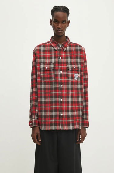 Риза BILLIONAIRE BOYS CLUB Longsleeve Check Shirt Червено | B24322, 0