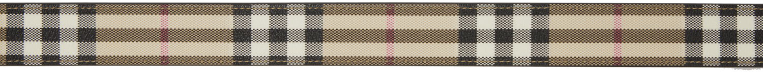 Колани Burberry Vintage Check Canvas Belt Бежово | 8094402, 1