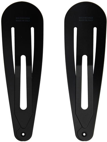 Аксесоари Balenciaga Logo Hair Clip Set Черно | 699021 TZ01G, 1