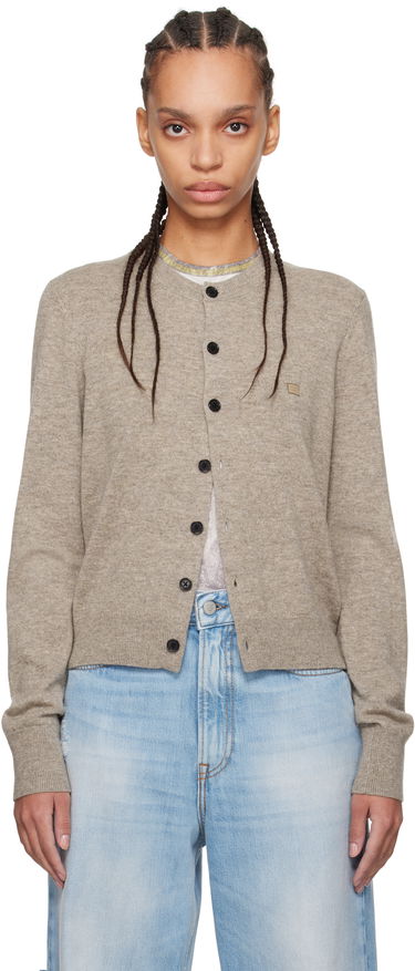 Пуловер Acne Studios Acne Studios Yak Wool Cardigan Бежово | A60559-, 0