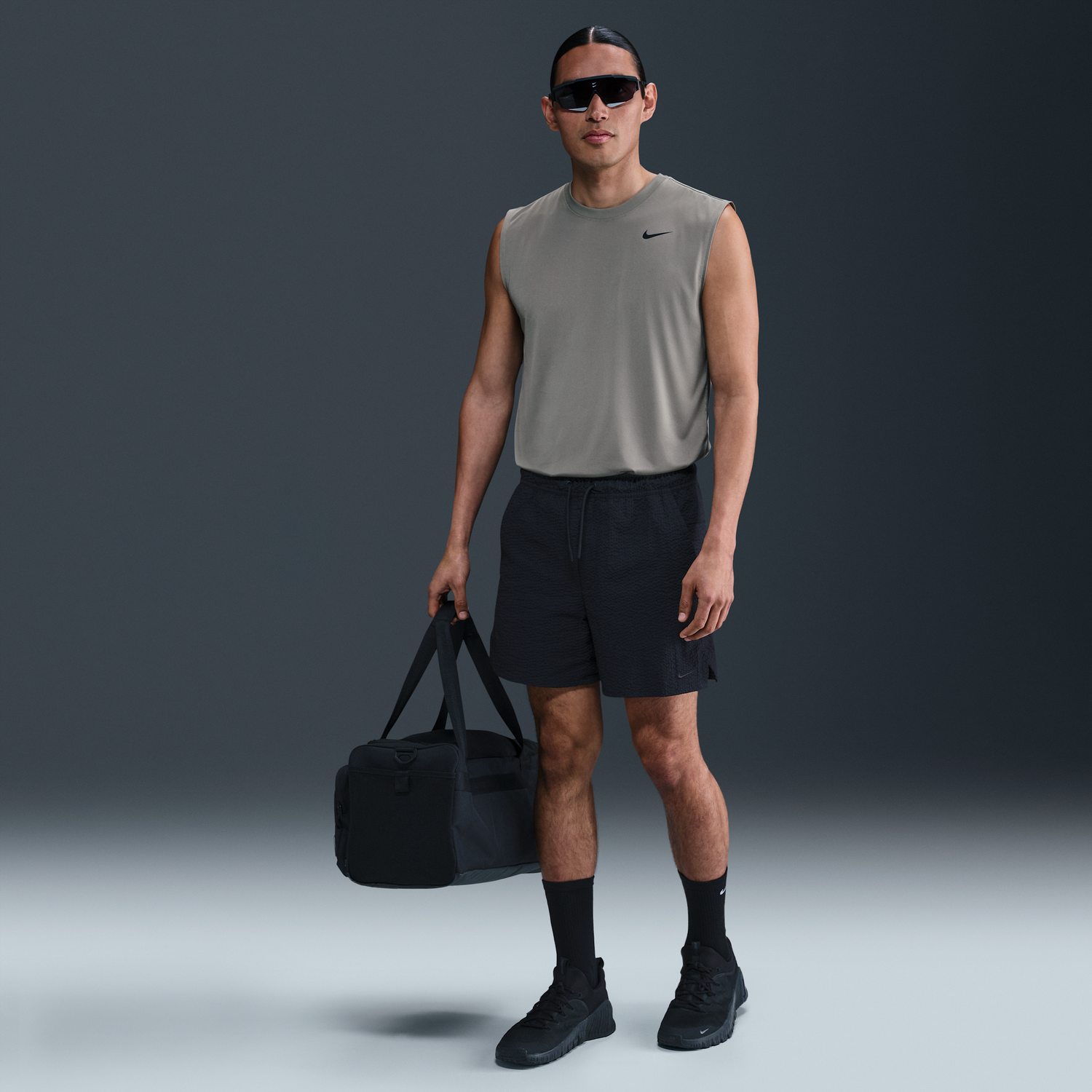 Потник Nike Unlimited Dri-FIT 5" Seersucker Shorts Сиво | HJ4091-010, 0