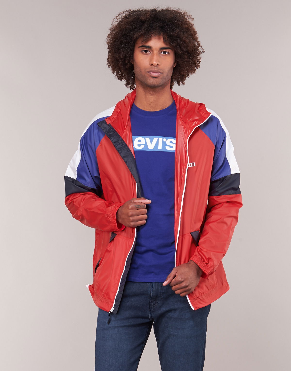 Ветровка Levi's COLORBLOCK WINDRUNNER Червено | 79577-0000, 1