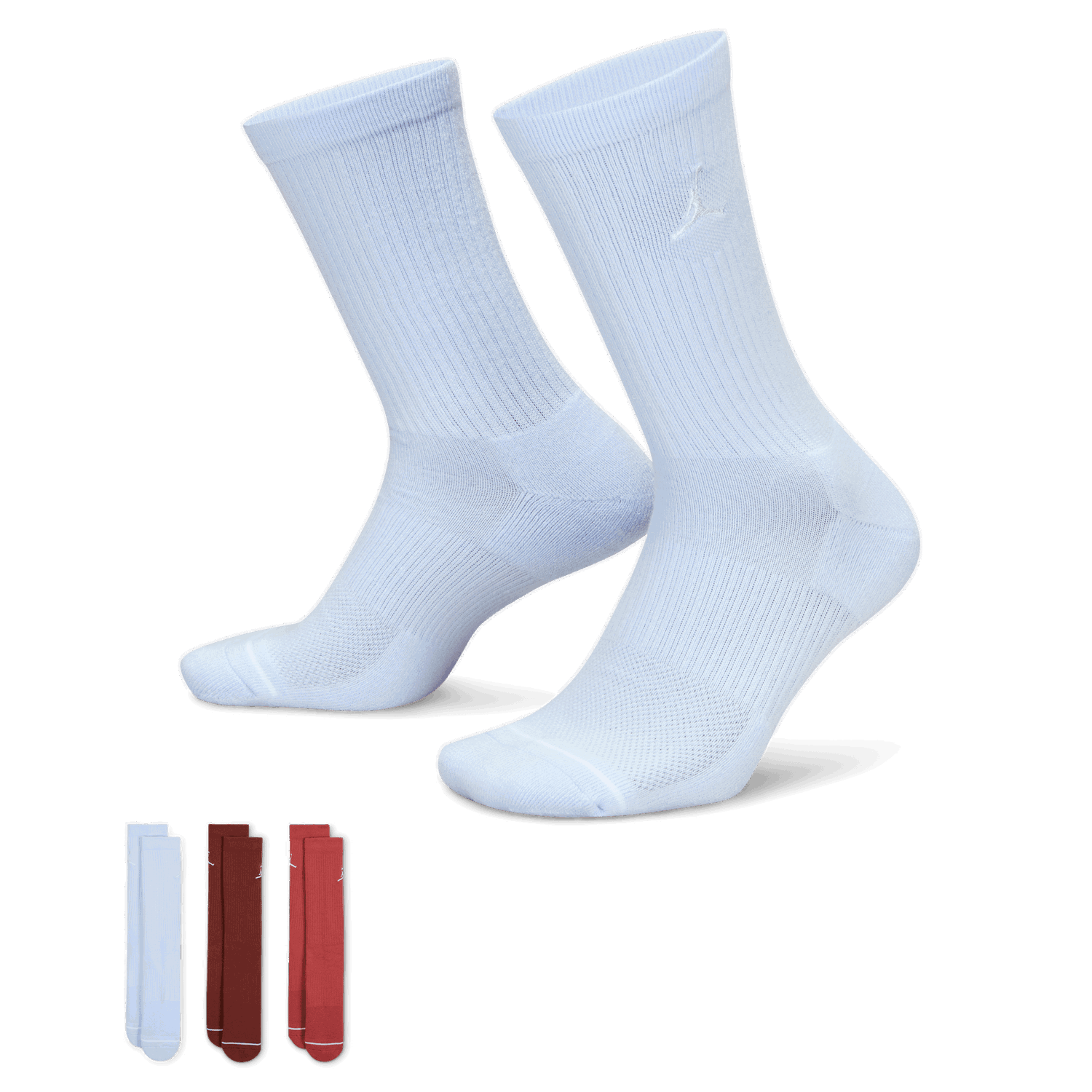 Чорапи Jordan Jordan Everyday Mid Socks (3 Pairs) Бяло | DX9632-901, 0