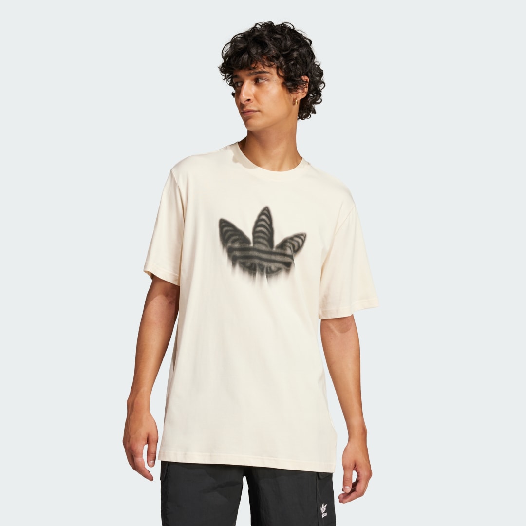 Тениска adidas Performance Skeleton Trefoil Graphic T-Shirt Бежово | JN4559, 0