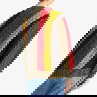 Пуловер Patta Patta Stripe Honeycomb Knit Jumper Многоцветен | POC-SS25-7020-324-0008-084, 3