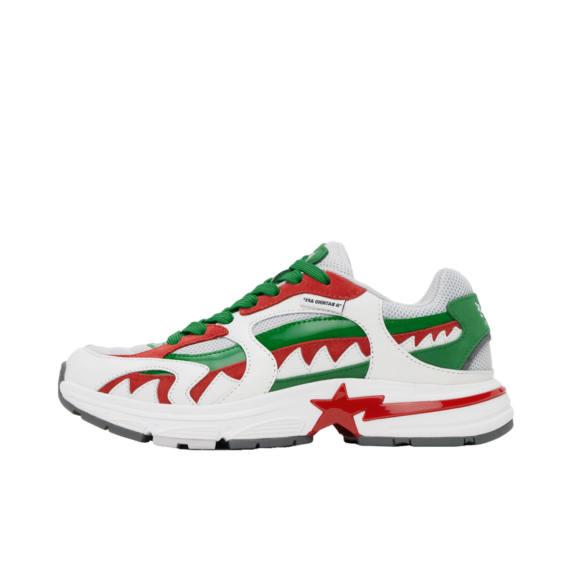 Кецове и обувки BAPE A Bathing Ape Shark STA Italy M1 Бяло | 001FWK201304M