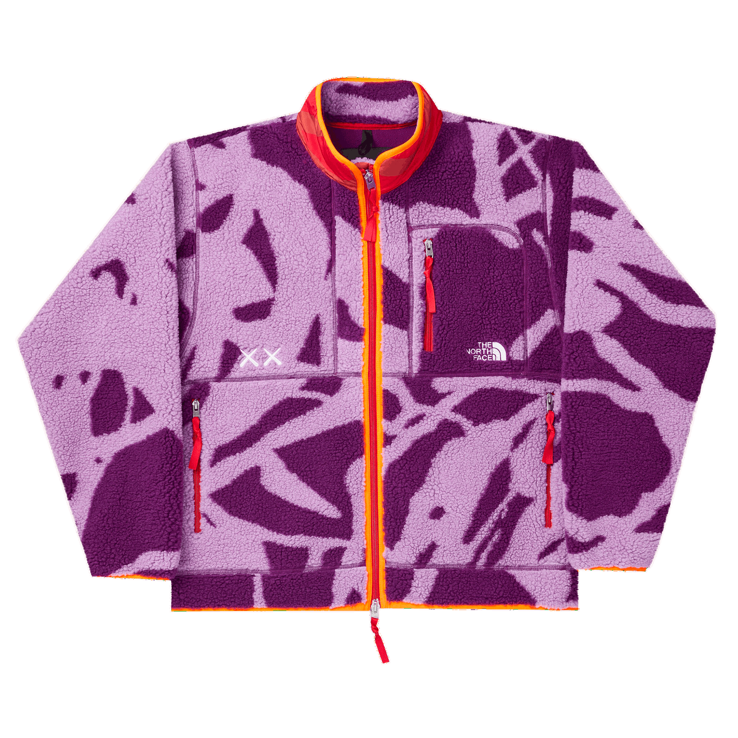 Суитчър The North Face KAWS Freeride Fleece Jacket Лилаво | NF0A7WLG76C, 0