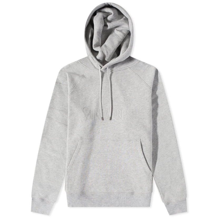 Суитчър Saint Laurent Tonal Vintage Logo Hoody Сиво | 732313Y37GY-1403