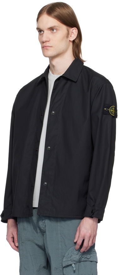 Ветровка Stone Island Stone Island Supima Cotton Canvas Overshirt Черно | K1S15 1200013 S0011, 3