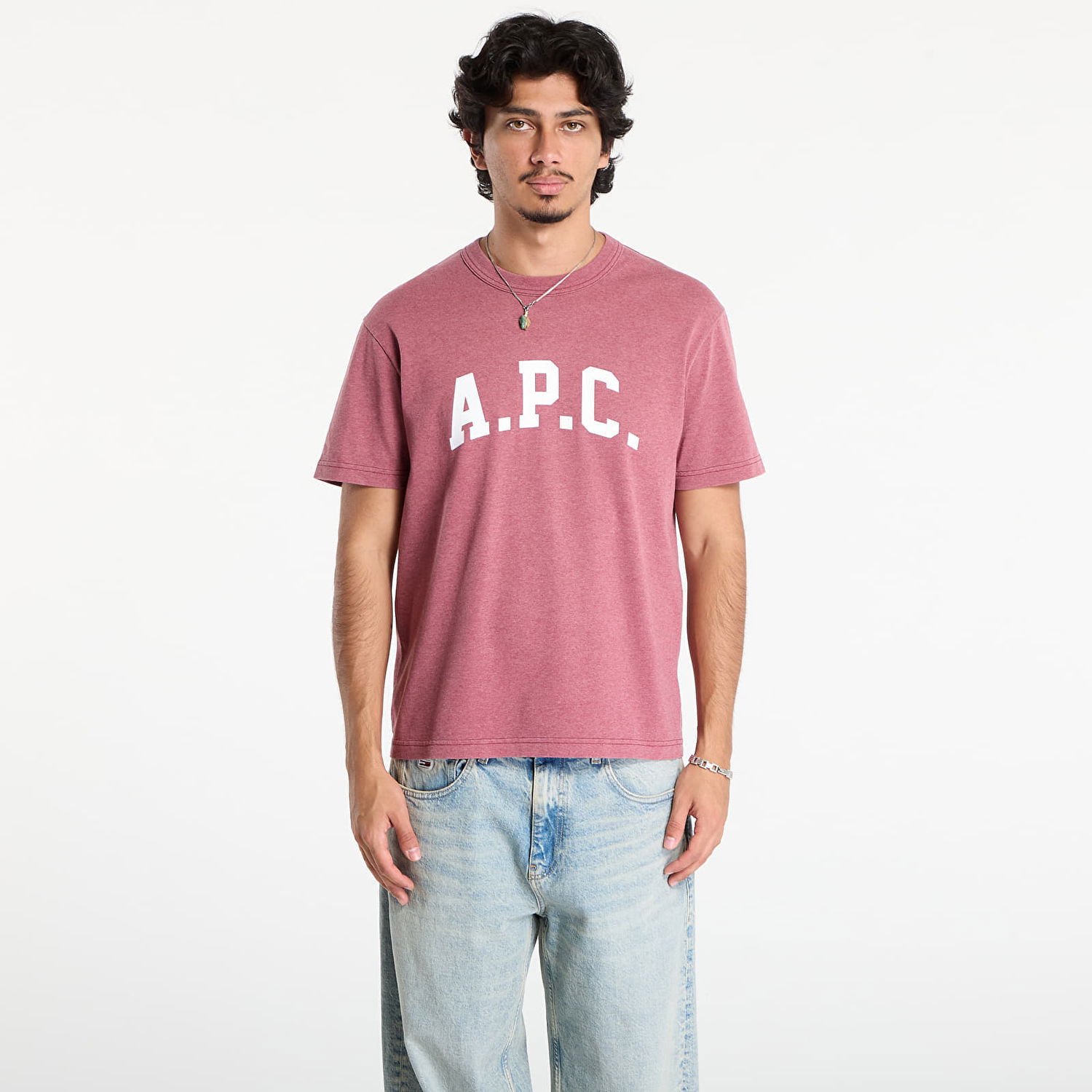 Тениска A.P.C. A.P.C. Marcus T-Shirt Бургунди | COHKV-H26537 GAV, 0