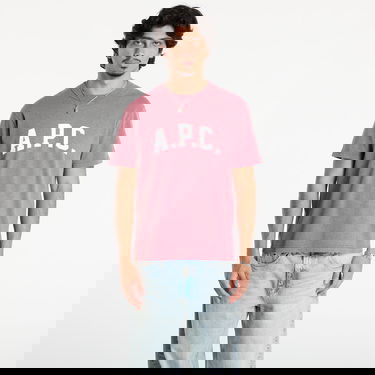 Тениска A.P.C. A.P.C. Marcus T-Shirt Бургунди | COHKV-H26537 GAV, 0