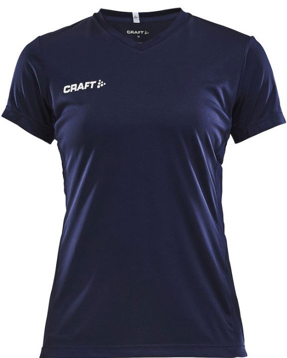 Тениска Craft Solid Jersey V-Neck T-Shirt Тъмно синьо | 1905566-1390, 0