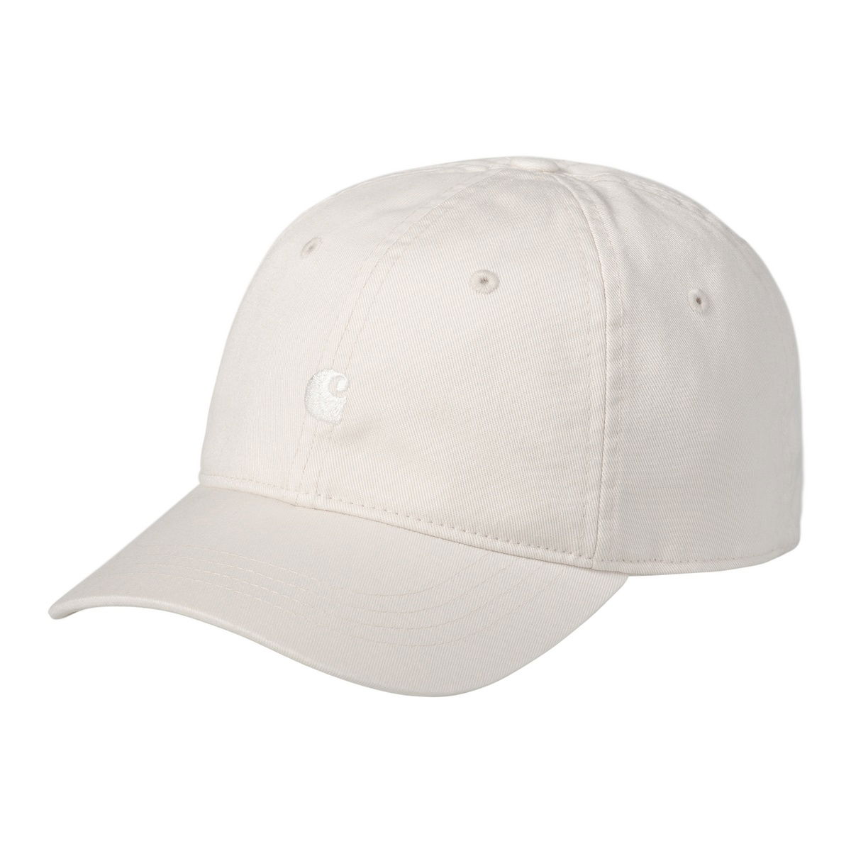 Шапка с козирка Carhartt WIP Madison Logo Cap "Wax" Бяло | I023750_D6_XX, 0