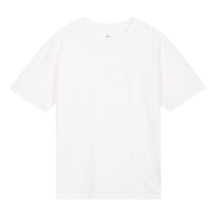 Тениска Nike Sportswear Premium Essentials Embroidered T-Shirt Бяло | DO7393-100