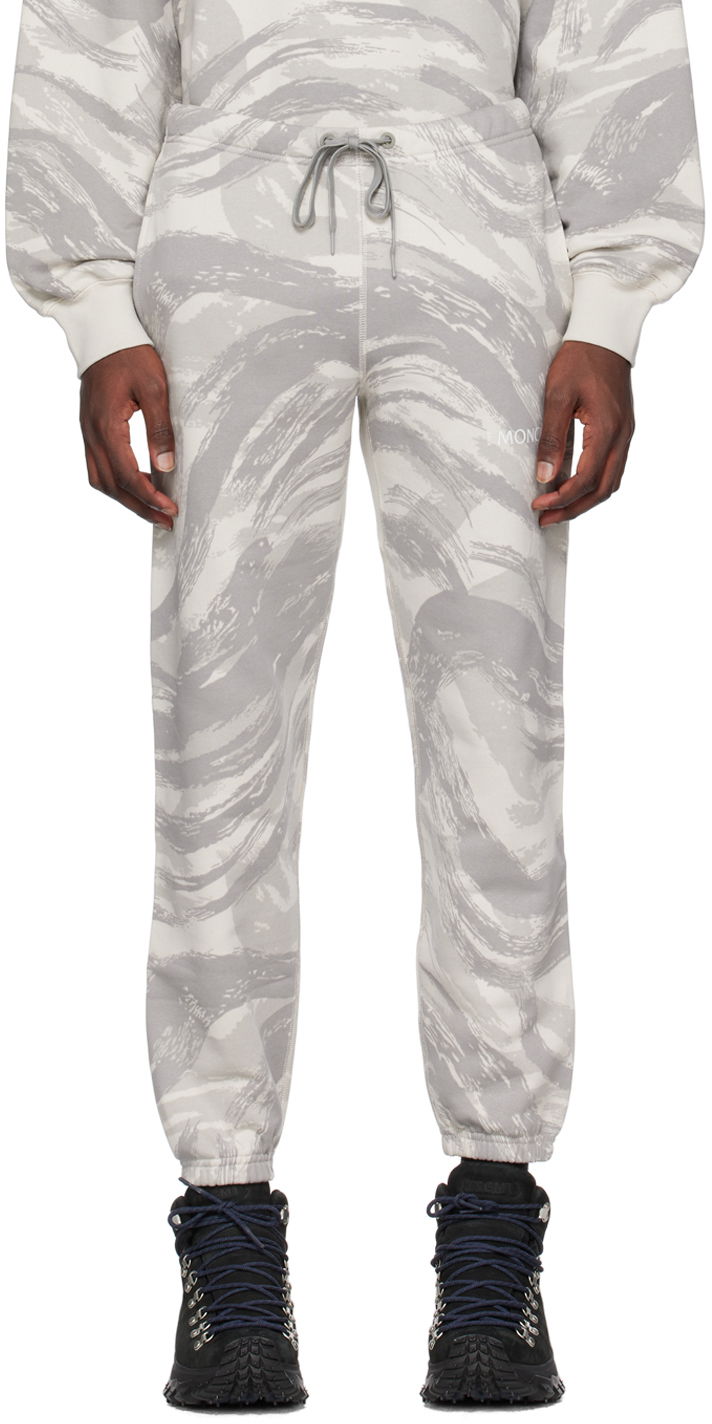 Спортни панталони Moncler x Genius 4 HYKE Printed Lounge Pants Сиво | H209K8H00001M2547, 0