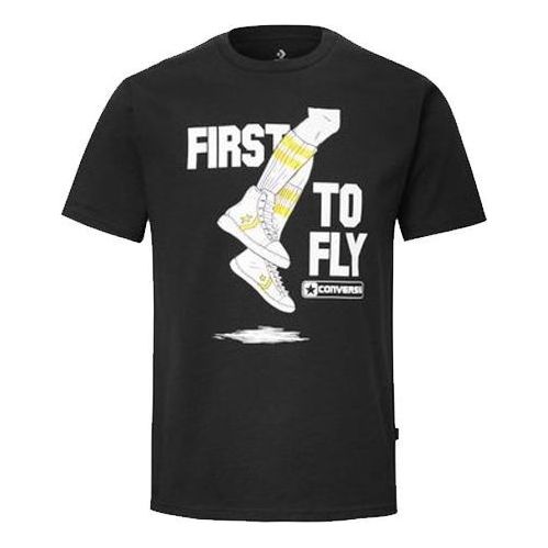 Тениска Converse Pro Leather First to Fly Graphic T-Shirt Черно | 10020927-A02
