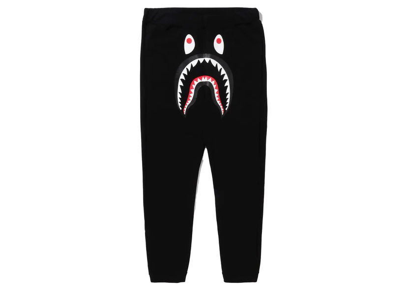 Спортни панталони BAPE BAPE ABC Camo Shark Sweat Pants Black Черно | 1J80-152-016