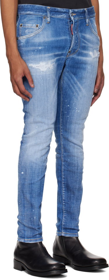 Дънки DSQUARED2 Dsquared2 Skater Jeans Синьо | S74LB1675_S30872, 1