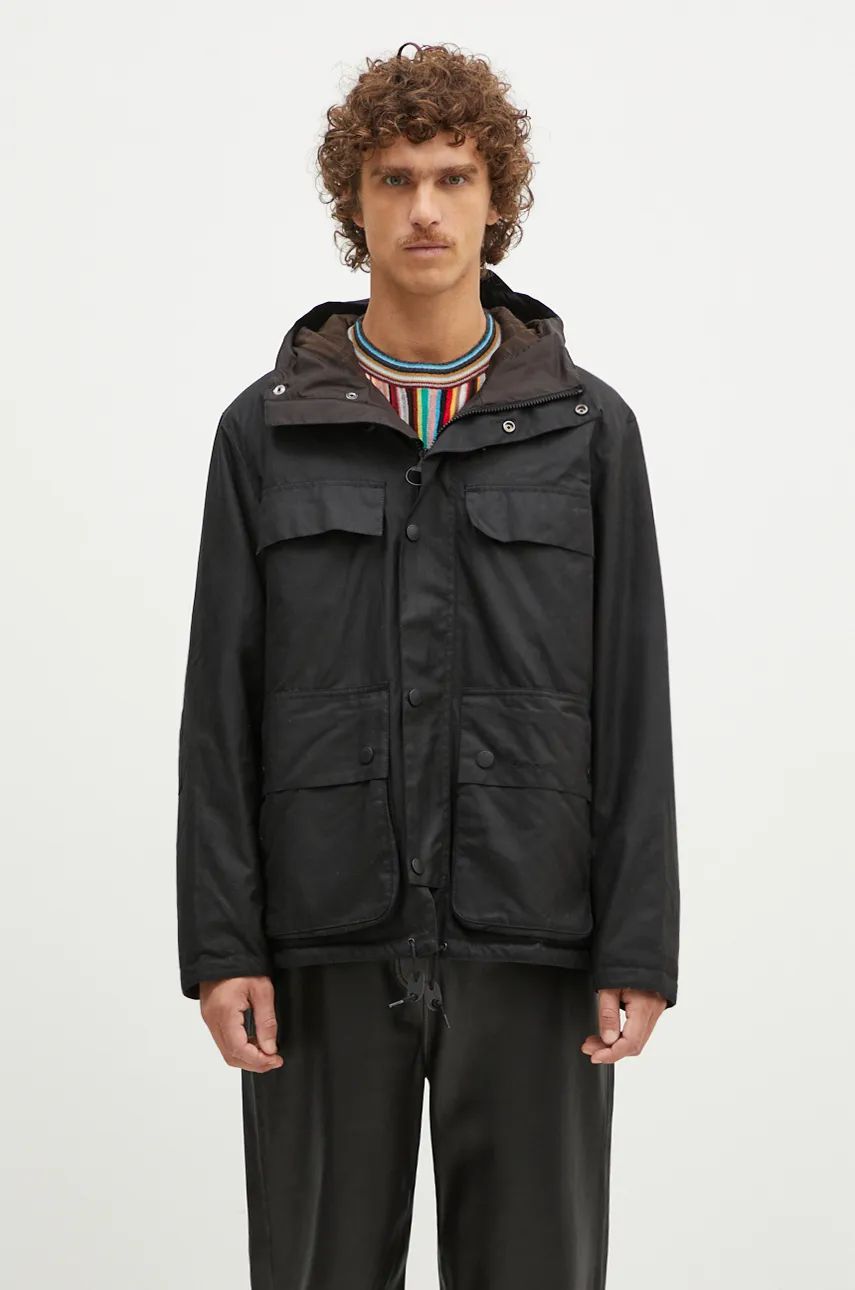 Парка Barbour Durham Wax Jacket Черно | MWX2332, 0