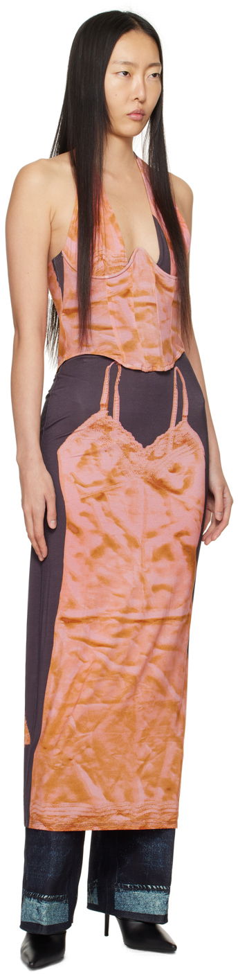 Pокля Miaou Miaou Ari Halterneck Corset Top Многоцветен | 7088TJBLIP, 3