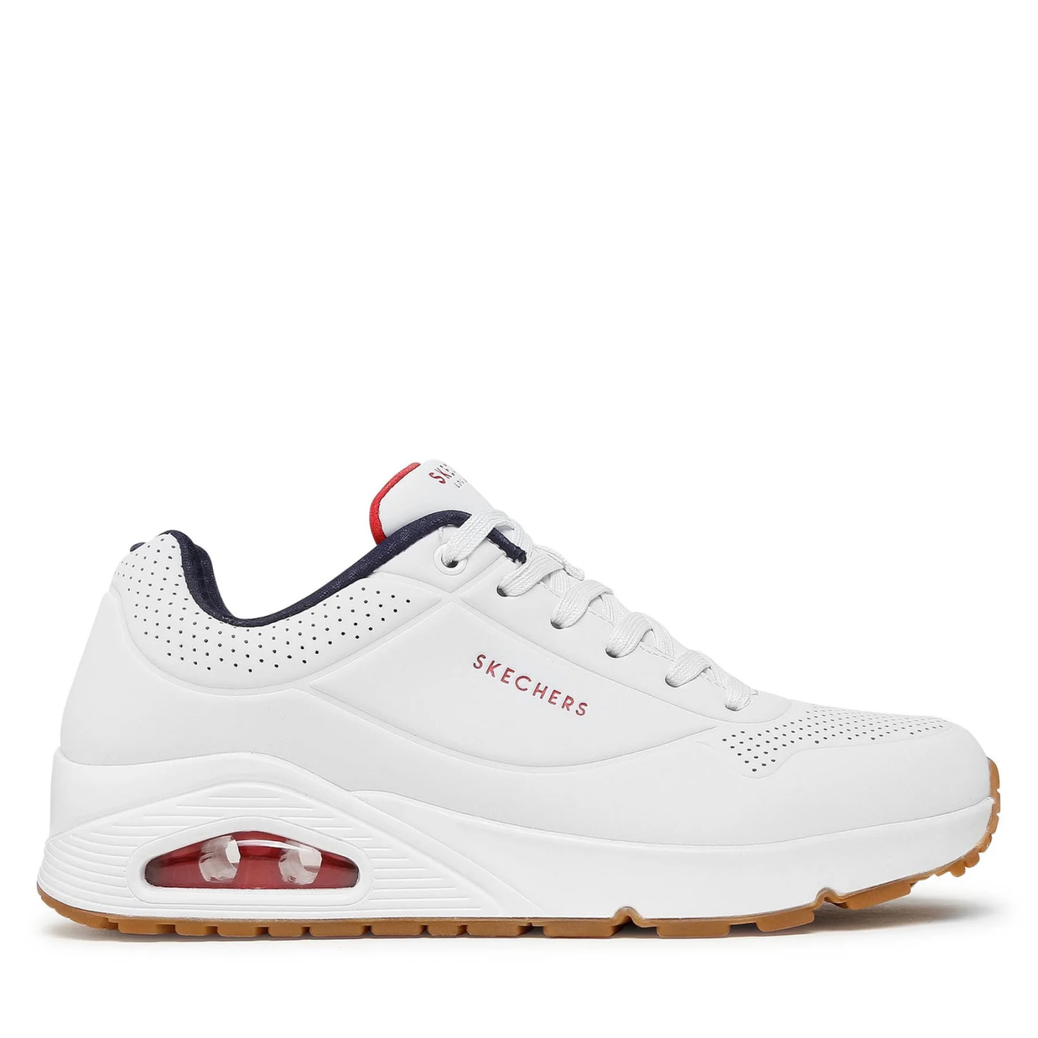 Кецове и обувки Skechers Uno Бяло | 52458-WNVR, 0