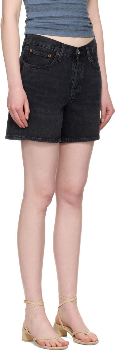 Къси панталони AGOLDE AGOLDE V-Waist Denim Shorts Черно | A225-1157, 1