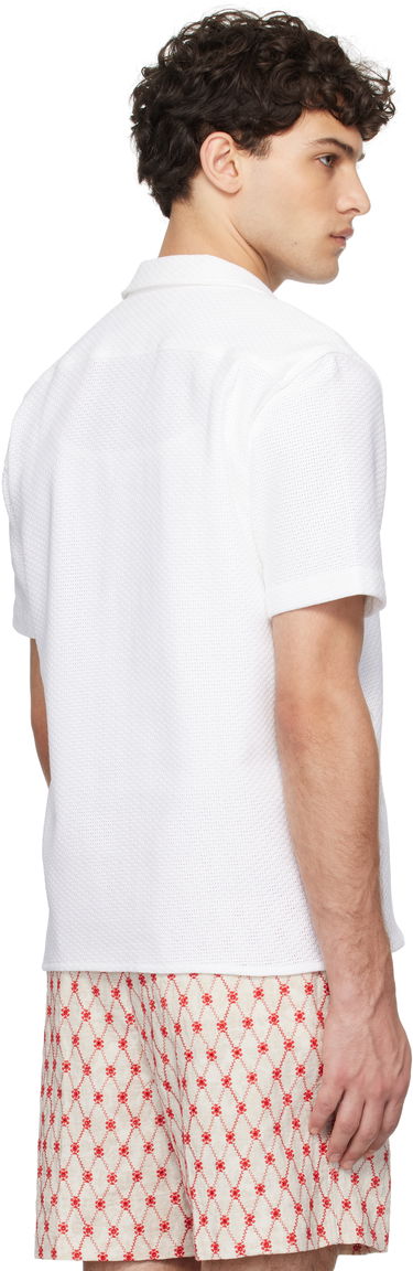 Риза Orlebar Brown Orlebar Brown Maitan Resort Shirt Бяло | 280072, 2