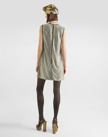 Pокля Dolce & Gabbana Crystal Mesh Dress Металик | F6TJMZFLSK3S0997, 2