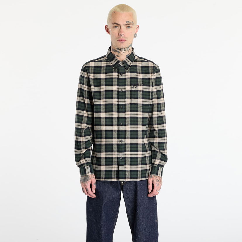 Риза Fred Perry Brushed Twill Tartan Shirt Многоцветен | M1754 X89