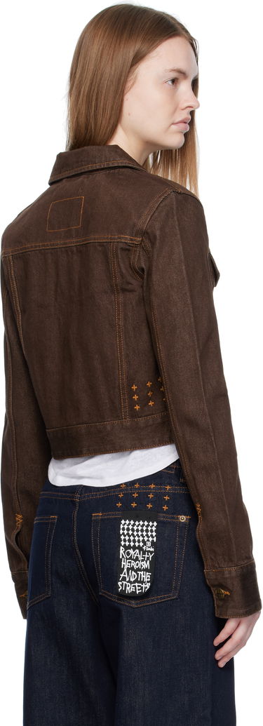 Яке Ksubi Ksubi Slim Denim Trucker Jacket Кафяво | WFA25JK012, 2