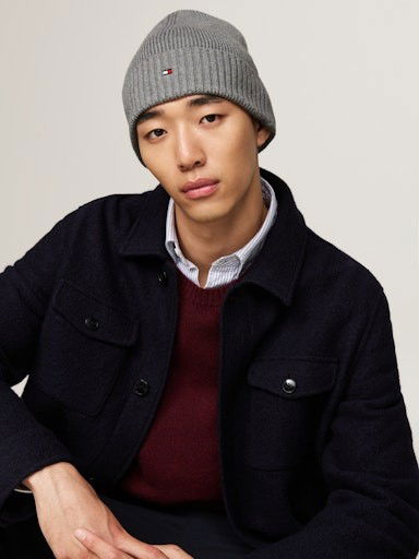 Шапка Tommy Hilfiger Beanie Сиво | AM0AM12796PKH, 0