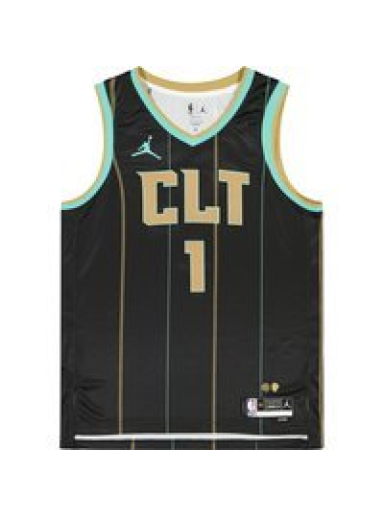 Фланелка Jordan NBA Lamelo Ball Charlotte Hornets City Edition Swingman Jersey Черно | DO9587-011