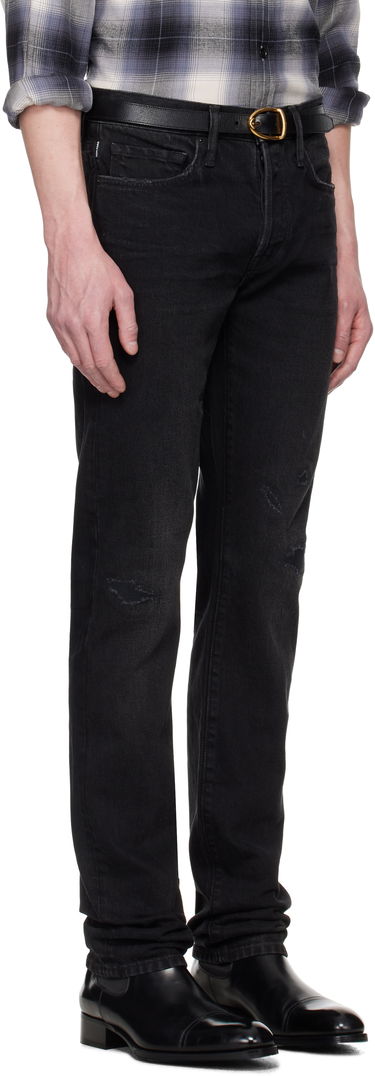 Дънки Tom Ford TOM FORD Stretch Straight Fit Jeans Черно | DPH001-DMC058S25, 1