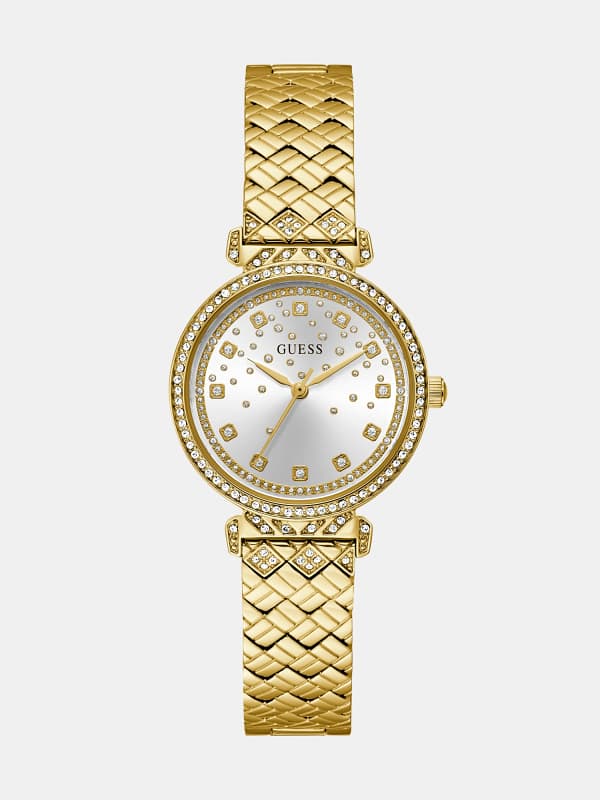 Часовник GUESS Crystal Analogue Watch Металик | GW0763FLSWC, 0