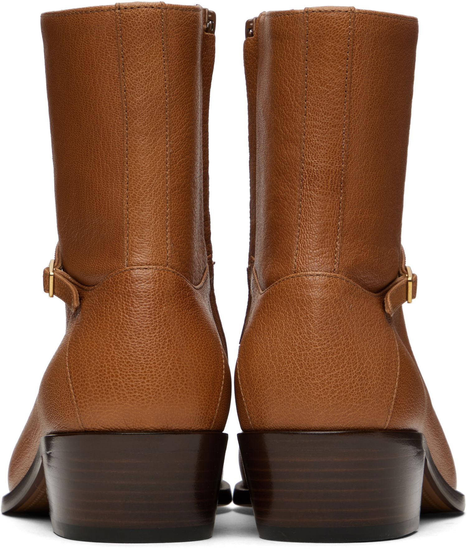 Грижа за обувките Valentino Valentino Garavani Pat Ankle Boots Кафяво | 6Y2S0J27DQX, 1