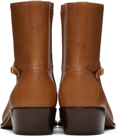 Грижа за обувките Valentino Valentino Garavani Pat Ankle Boots Кафяво | 6Y2S0J27DQX, 1