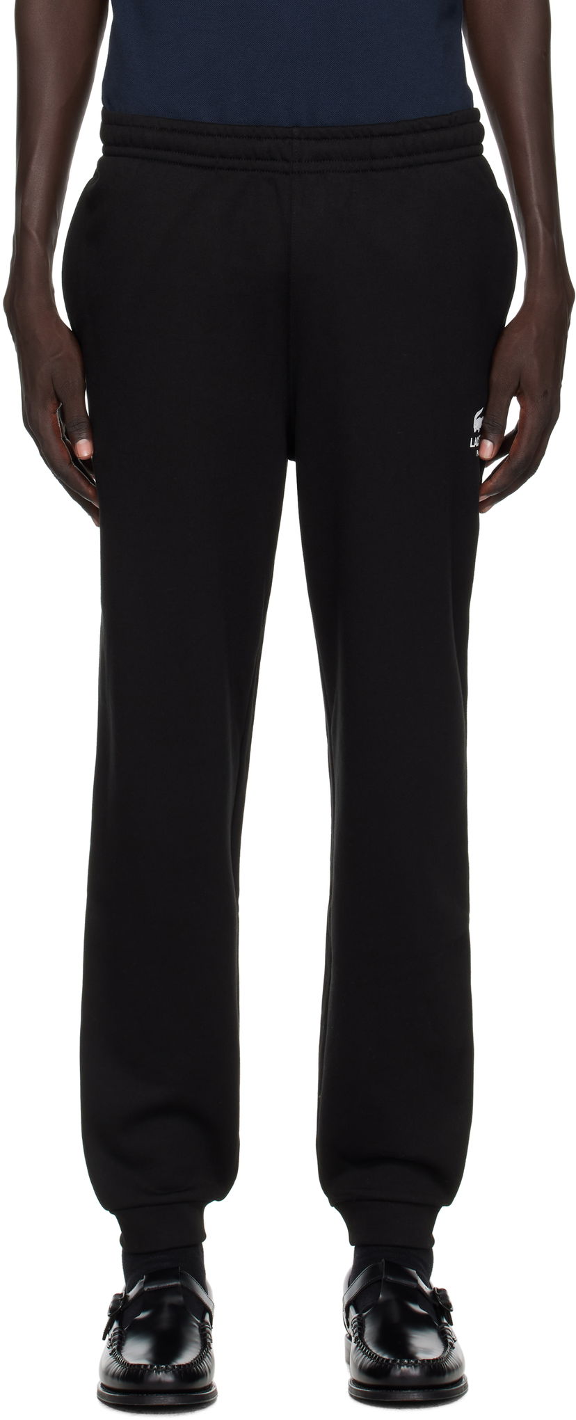 Спортни панталони Lacoste Lacoste Tapered Leg Sweatpants Черно | XH2724_031