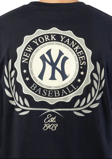 Тениска New Era New Era New York Yankees Book Club T-Shirt Тъмно синьо | 60426096, 3