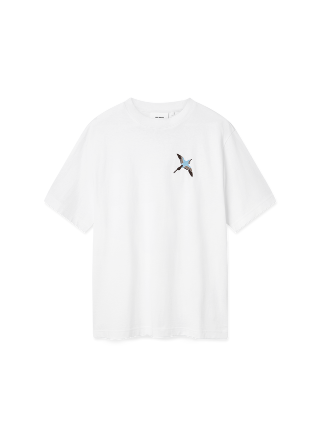 Micro Bee Bird Embroidered T-Shirt